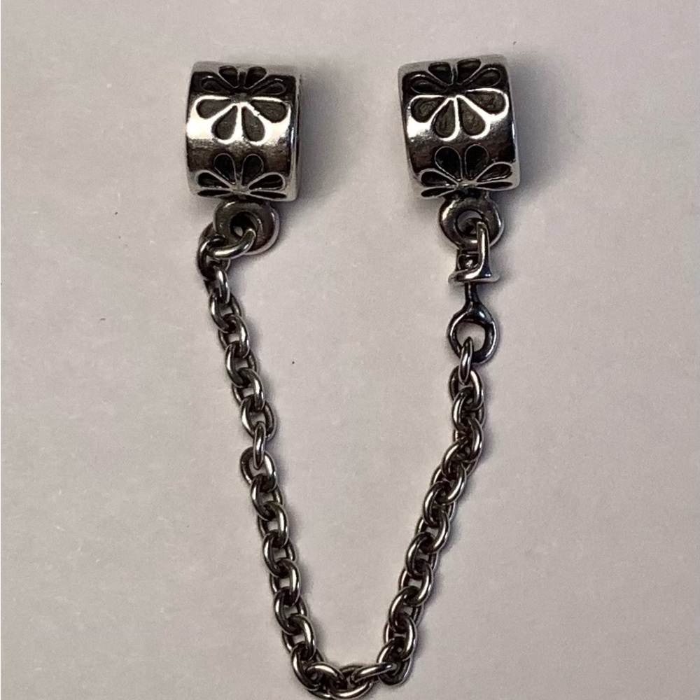 Retired Pandora Sterling Silver Safety Chain